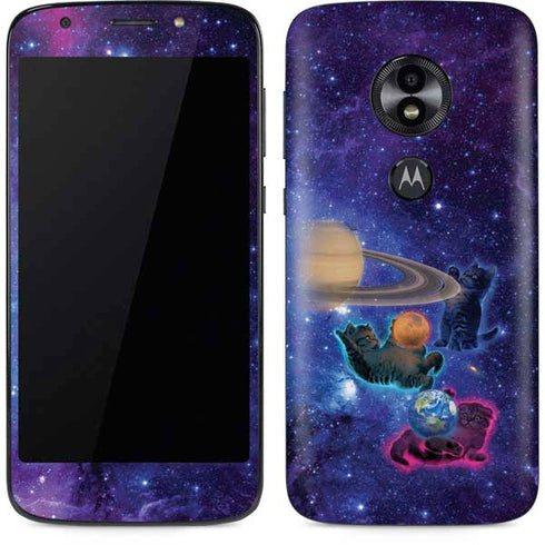 Vincent Hie Cosmic Kittens Moto E5 Play Skin